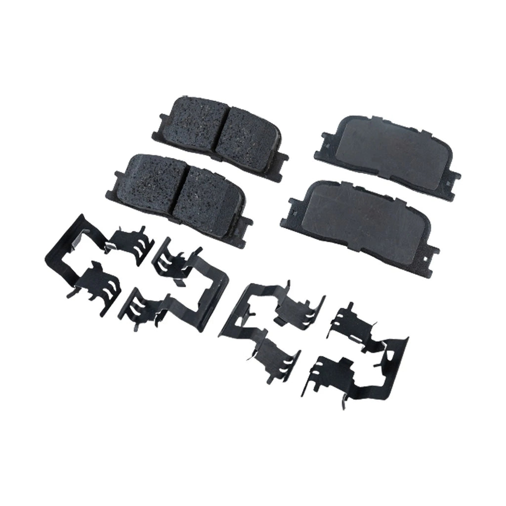 Set of 4 Brake Pads for Toyota Highlander (2001–2003)
