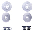 Hella Disc Brake Pad Kit with 288mm Front & 272mm Rear Rotors for Audi A3