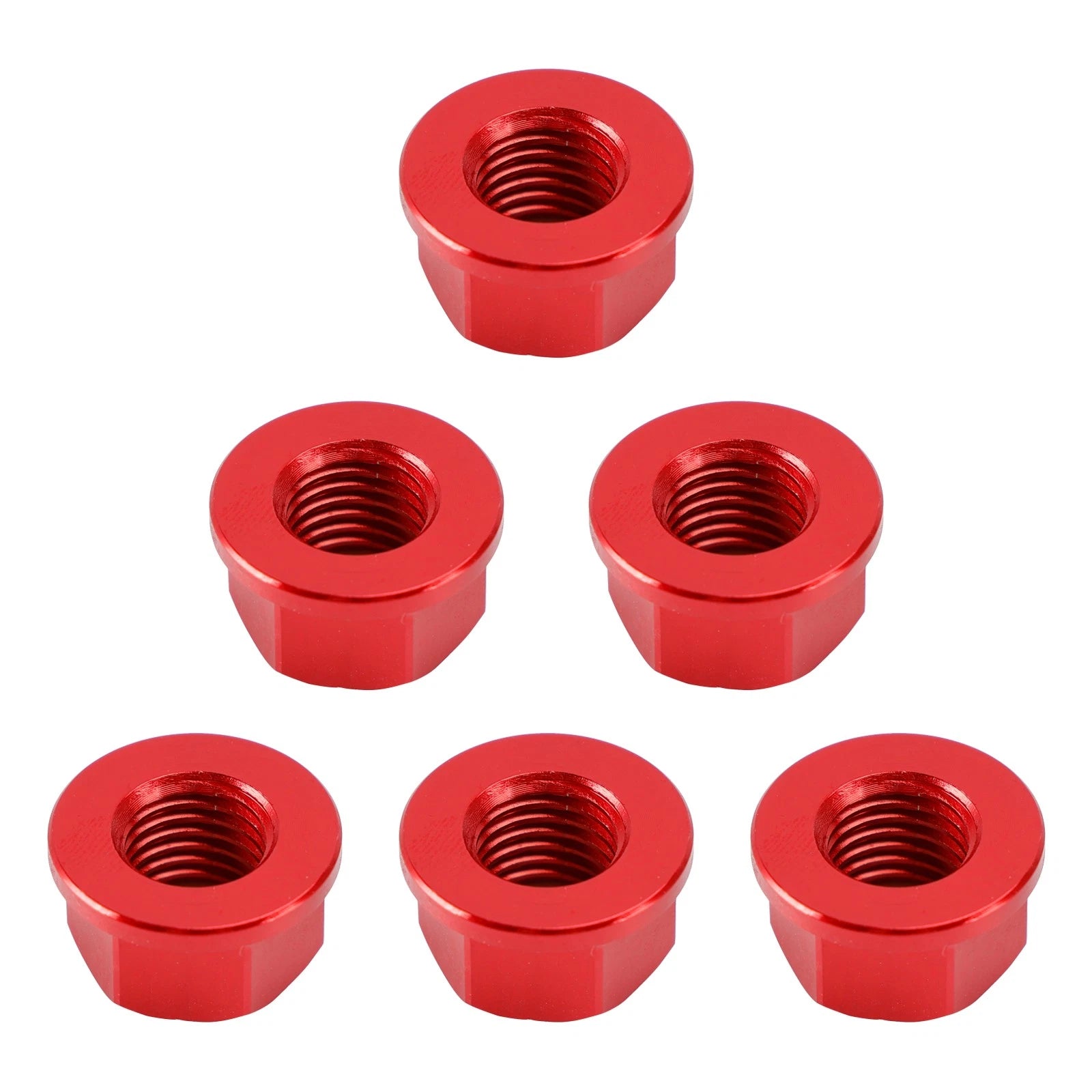 Rear Sprocket Nut Kit M10x1.25mm Red for Kawasaki ZX6R ZX10R (2004–2024)