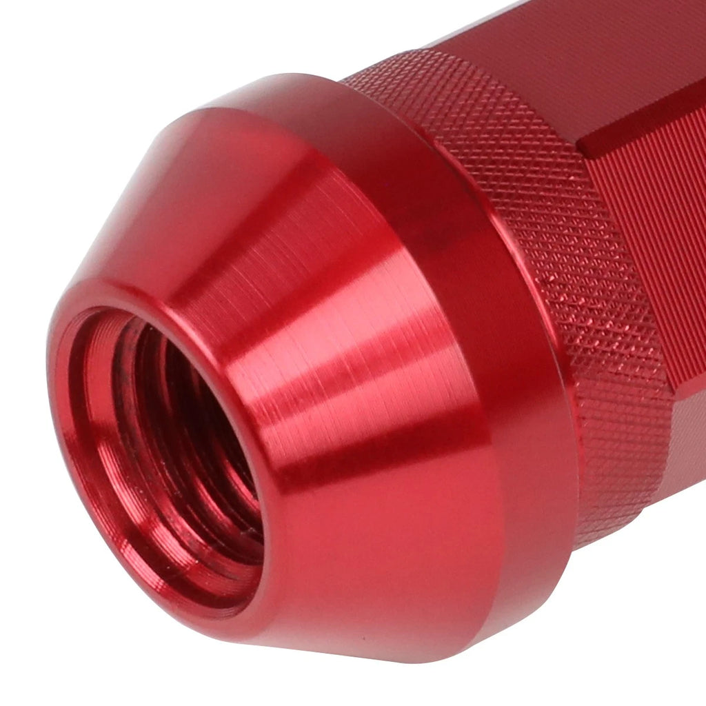 Set of 20 J2 7075 Forged Aluminum M12X1.5 Open-End Lug Nuts for Universal