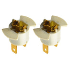 2 x Bulb Socket Stand for Car H1 Halogen Headlight Socket Holder