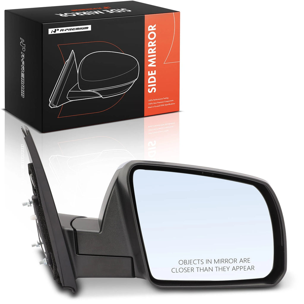 Passenger Manual Mirror with Manual Folding Chrome for Toyota Tundra (2007-2021)