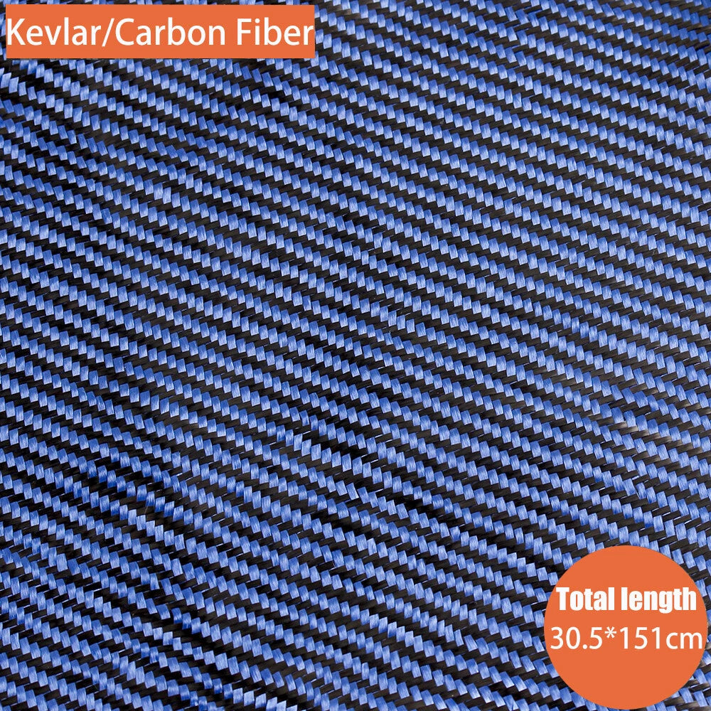 12" x 5FT Twill Weave Black Carbon Fiber Fabric Cloth (3K, 9oz)