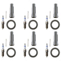 Set of 6 Double Iridium Spark Plugs & Ignition Coil Boot Kit for Camry V6