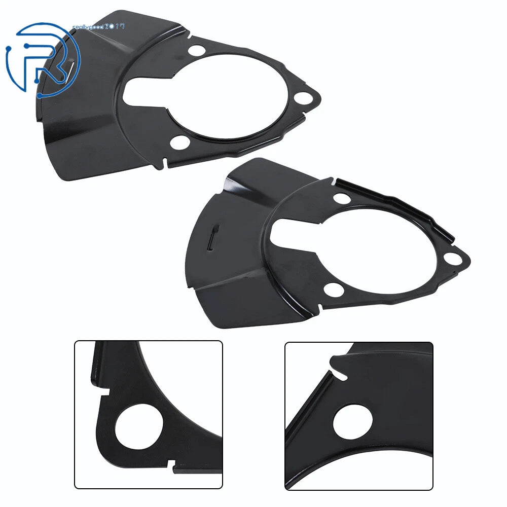 Pair Brake Dust Shields for Chevrolet Silverado C1500, Cadillac, GMC Yukon (1999–2006)