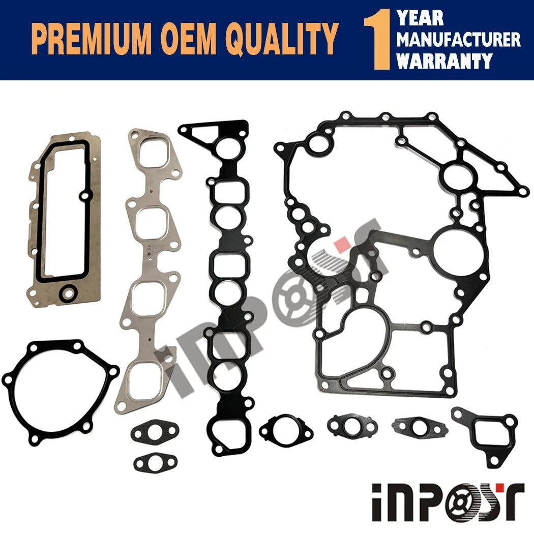 Set of 4 Full Gasket Set Kit for Isuzu 4JK1 4JK1T Diesel Engine