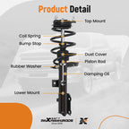 2X Front Strut Spring for Kia Soul (2014-2019)