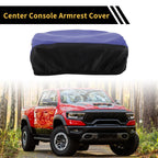 Center Console Lid Armrest Cover for Ford F-150 (2015–2020) Anti-Scratch Black Blue