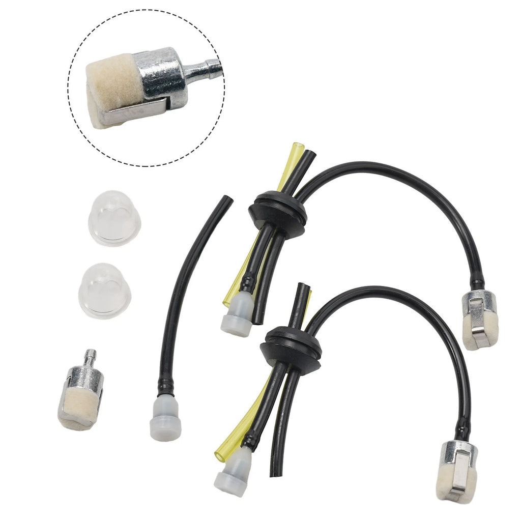 Set of 2 Fuel Hose with Fuel Filter for