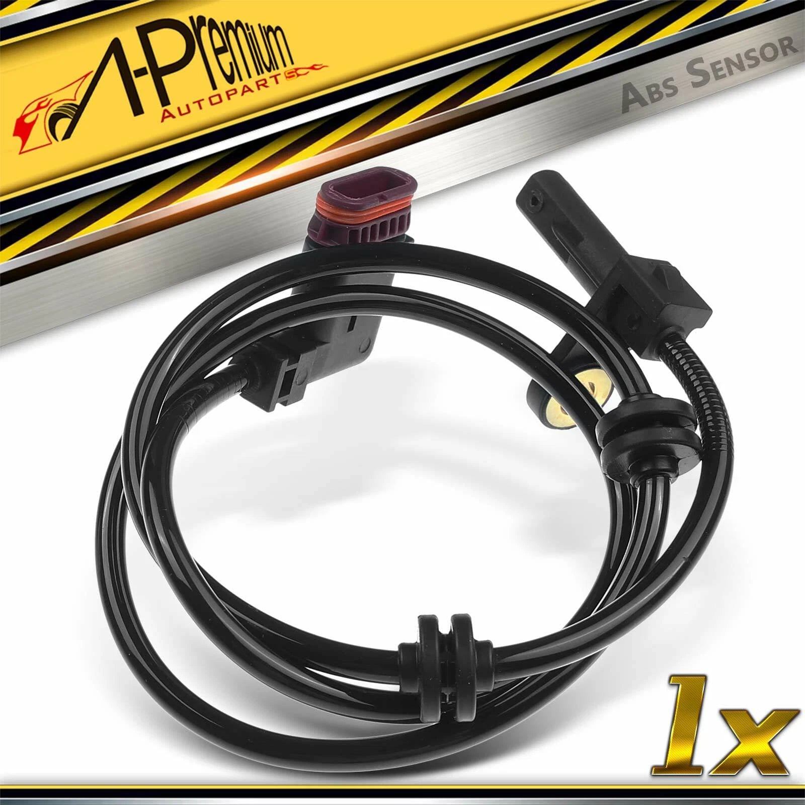 2X Rear ABS Wheel Speed Sensor for Mercedes-Benz CL600 S550 (2007–2010)