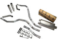 Dual Exhaust System for Nissan Titan (2004–2006) 2.5" Rolled Edge Tip