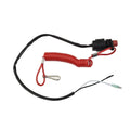 Outboard Kill Switch for Safety Motor Replacement (Plastic Black)