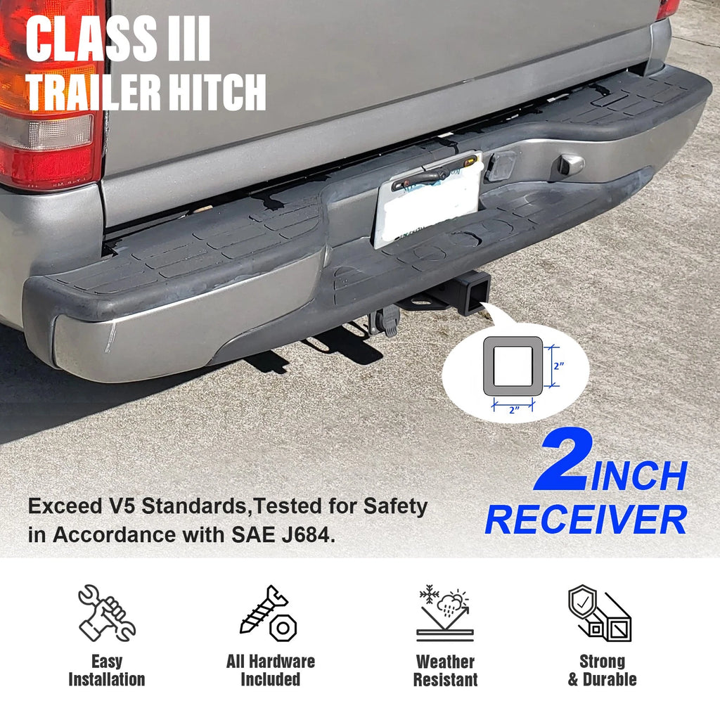 2 Inch Trailer Towing Hitch for GMC Sierra 1500/Chevrolet Silverado