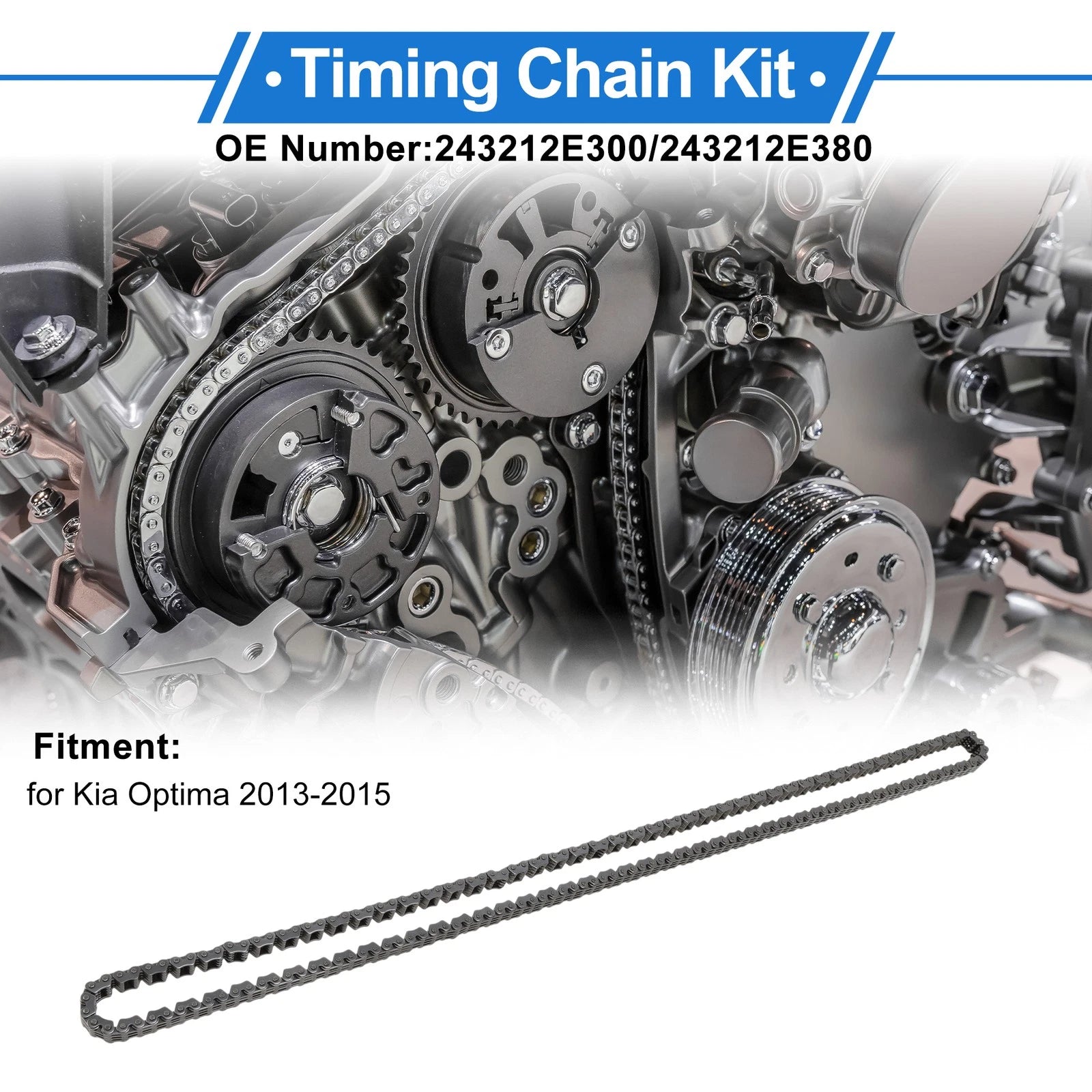 Timing Chain Kit for Kia Optima (2013–2015) No. 243212E300/243212E380