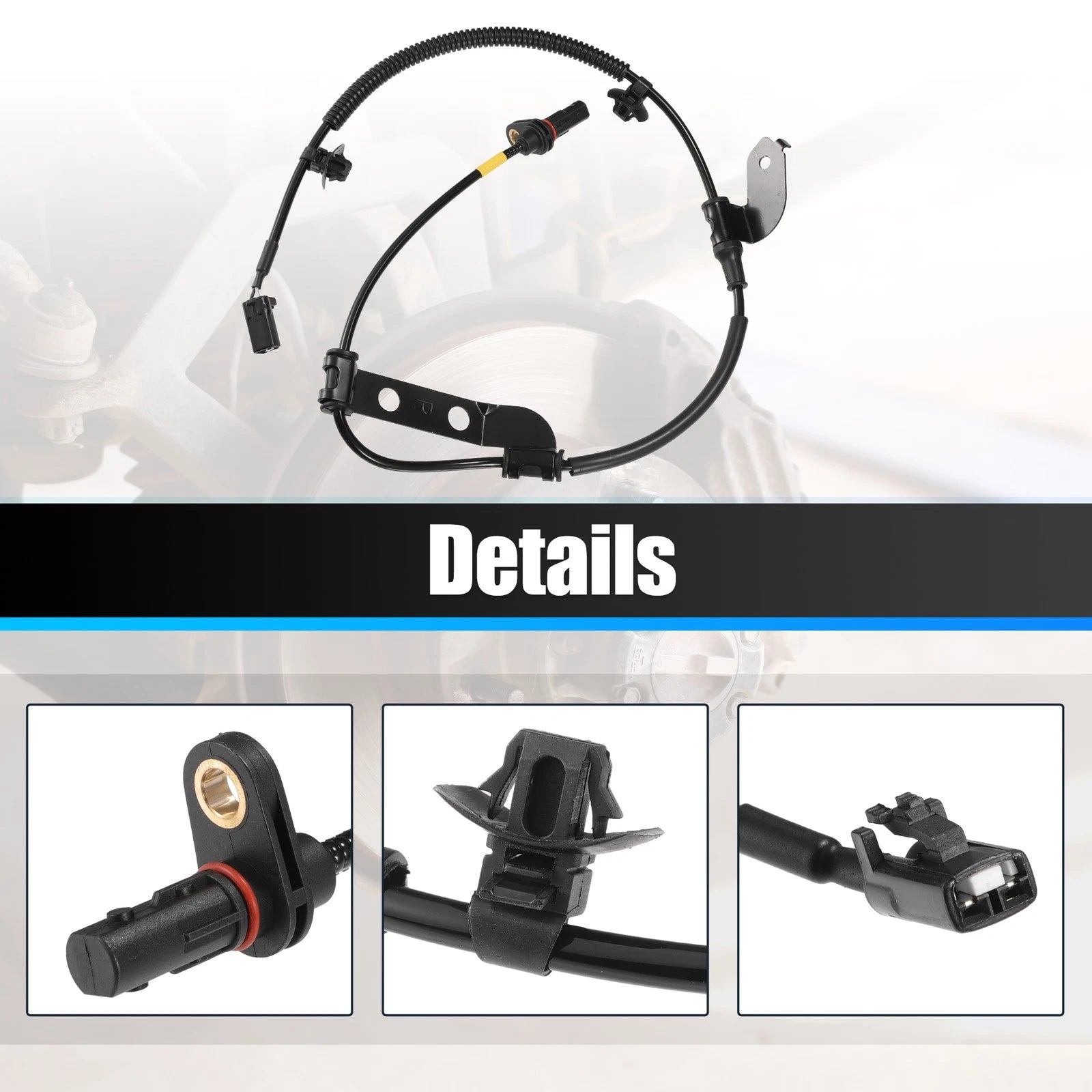 1 Pcs Rear Right ABS Wheel Speed Sensor for Kia Ceed (2006–2012) No. 599301H300