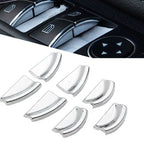 7x Window Lift Switch Button Trim for Mercedes Benz A B C E CLA CLS GLA GLE GLS (2012-2023)