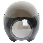 5 3/4" Black Front Headlight Fairing Windshield for Harley Dyna Sportster XL (2004-2023)