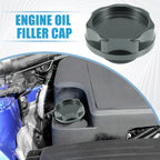 Oil Filler Cap for Honda (Engine Modified, Titanium Tone)