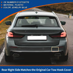 Rear Tow Hook Cover for BMW 5-Series F10 Jewelry Blue