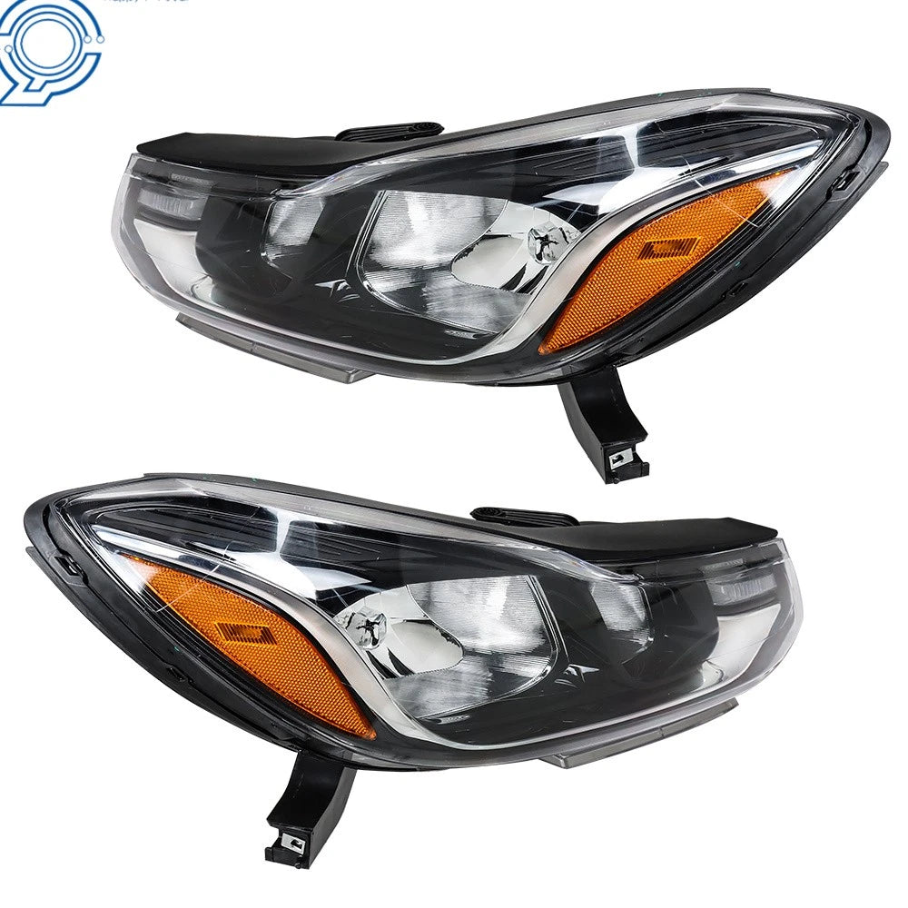 Set of 2 Halogen Headlights for Chevrolet Trax (2017-2020) Chrome