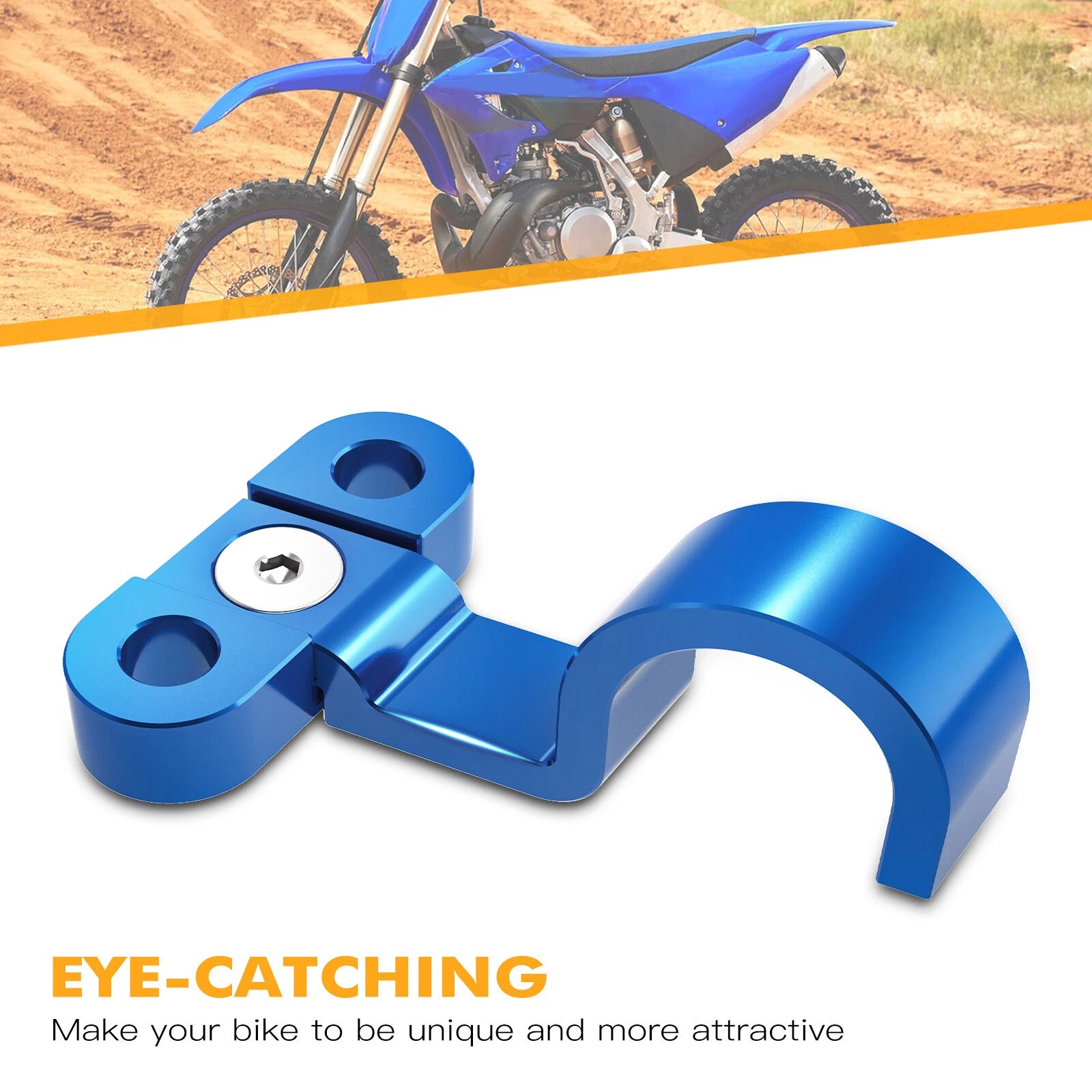 Rear Brake Line Hose Clamp Holder for Yamaha YZ125 YZ250 YZ250F YZ450F YZ450FX