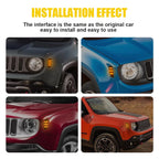 Amber Side Marker Light Reflector for Jeep Renegade (2015-2023)