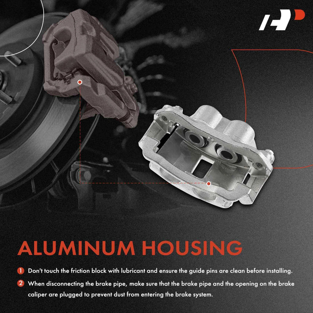 6x Rear Brake Caliper & Pad for Ford Express 2500 GMC Savana 2500 (2003–2021)