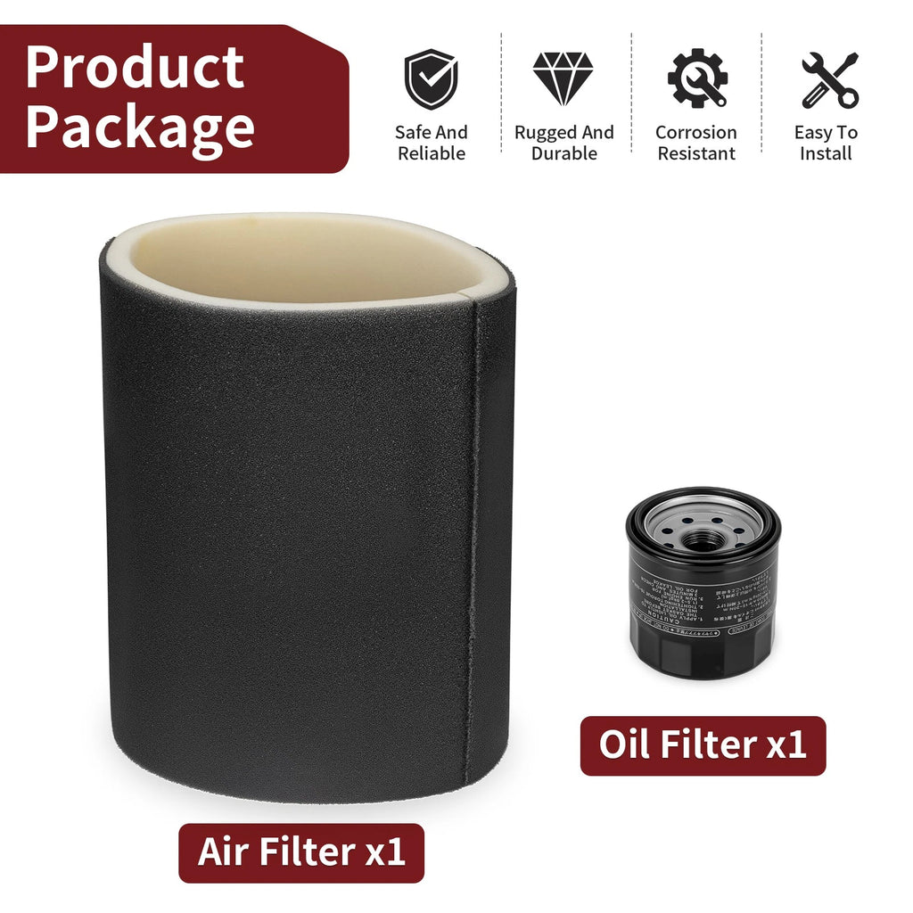 Air & Oil Filter Kit for Yamaha Viking 700 YXM700 (2014–2024) 1XD-E4451-00-00