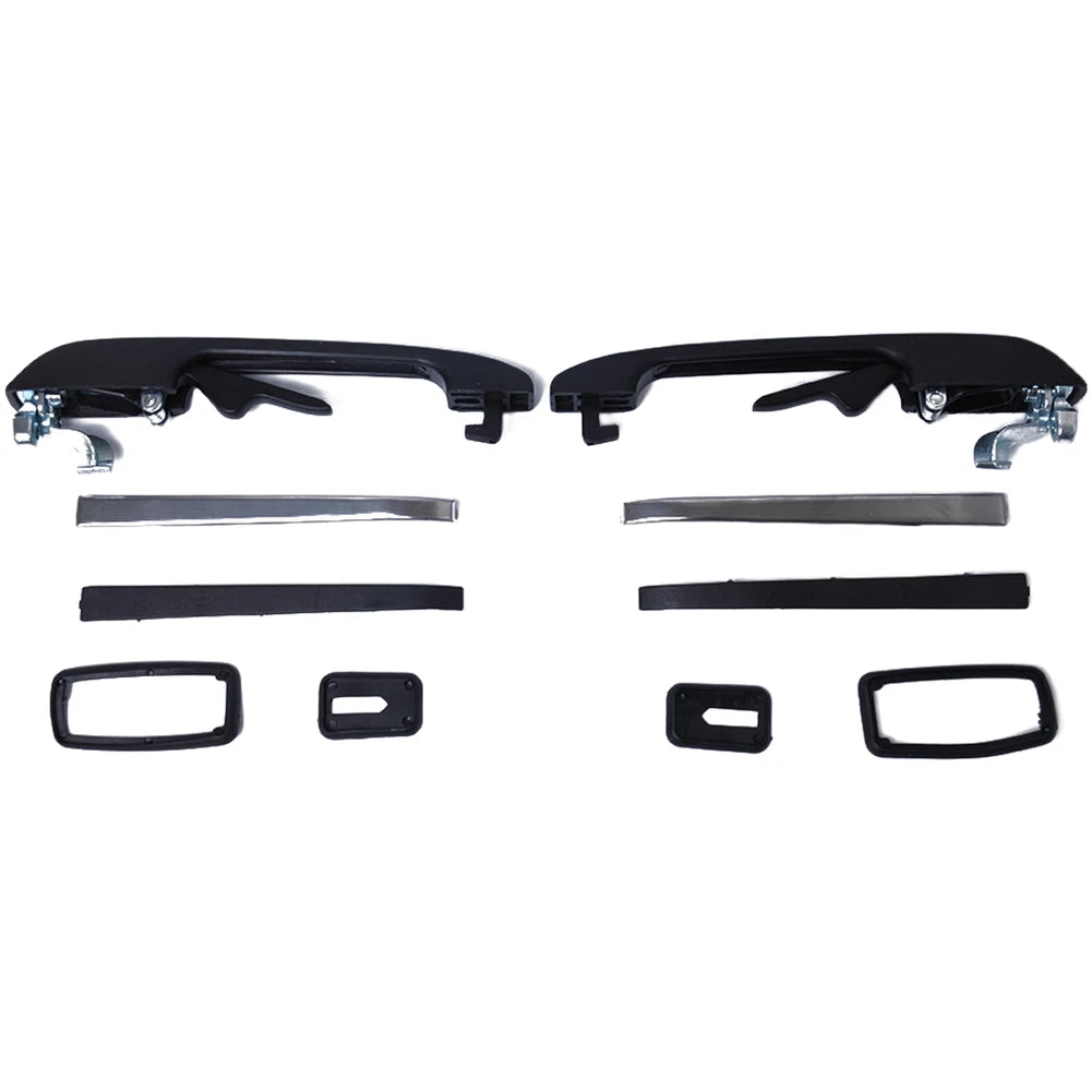Set of 4 Car Door Handles for VW Golf, Jetta