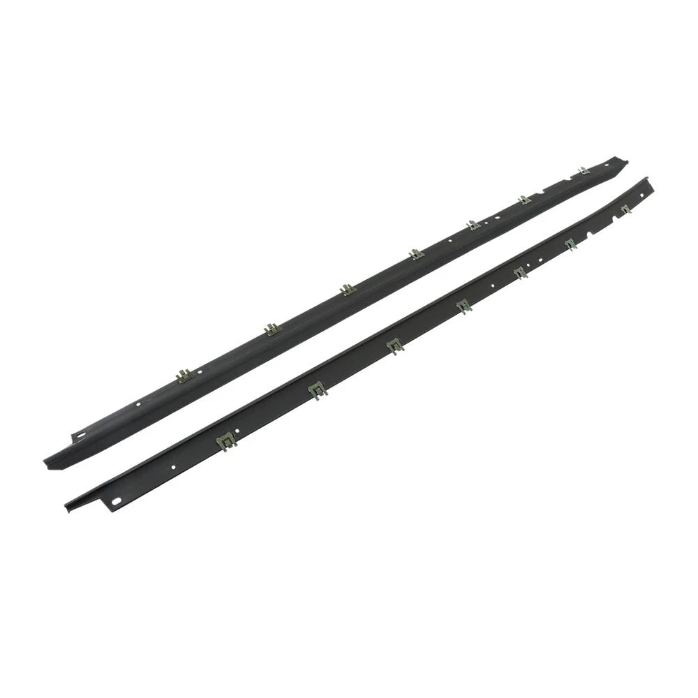 Set of 4 Window Weatherstrip Seals for Chevy Corvette (1984–1989) Rubber