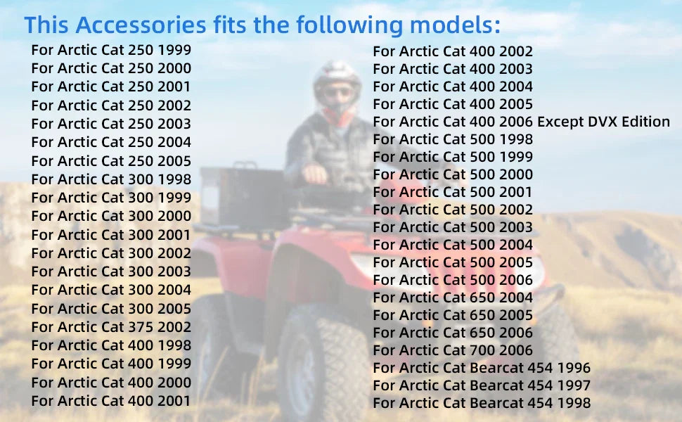 Shock Bushing & Bearing Sleeve Kits All 4 Absorber for Arctic Cat (2003–2010)