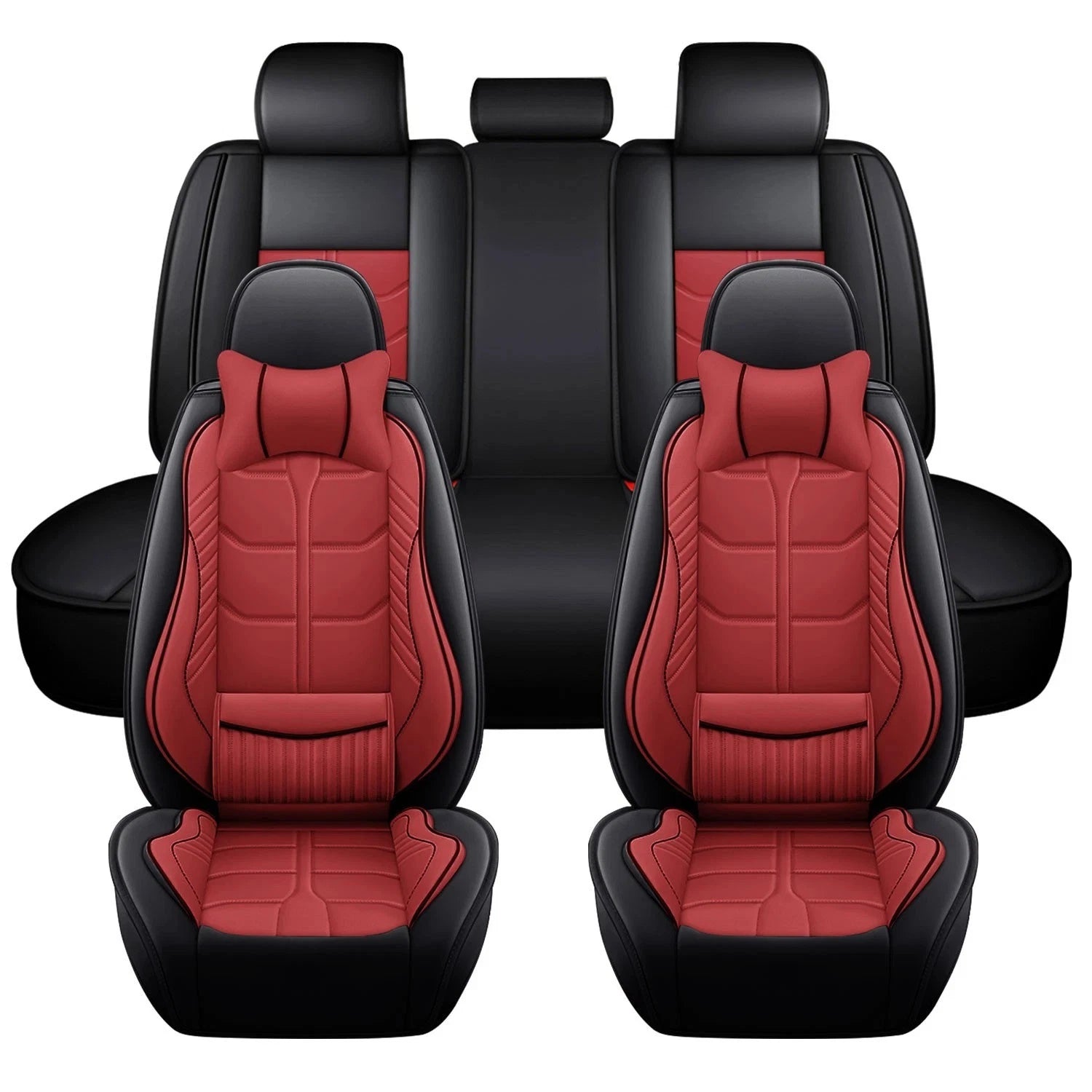 Full Set Leather Car Seat Covers for Toyota RAV4 (5-Seater)