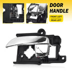 Interior Door Handle for Hyundai Elantra (2007–2010) Left Chrome Plastic