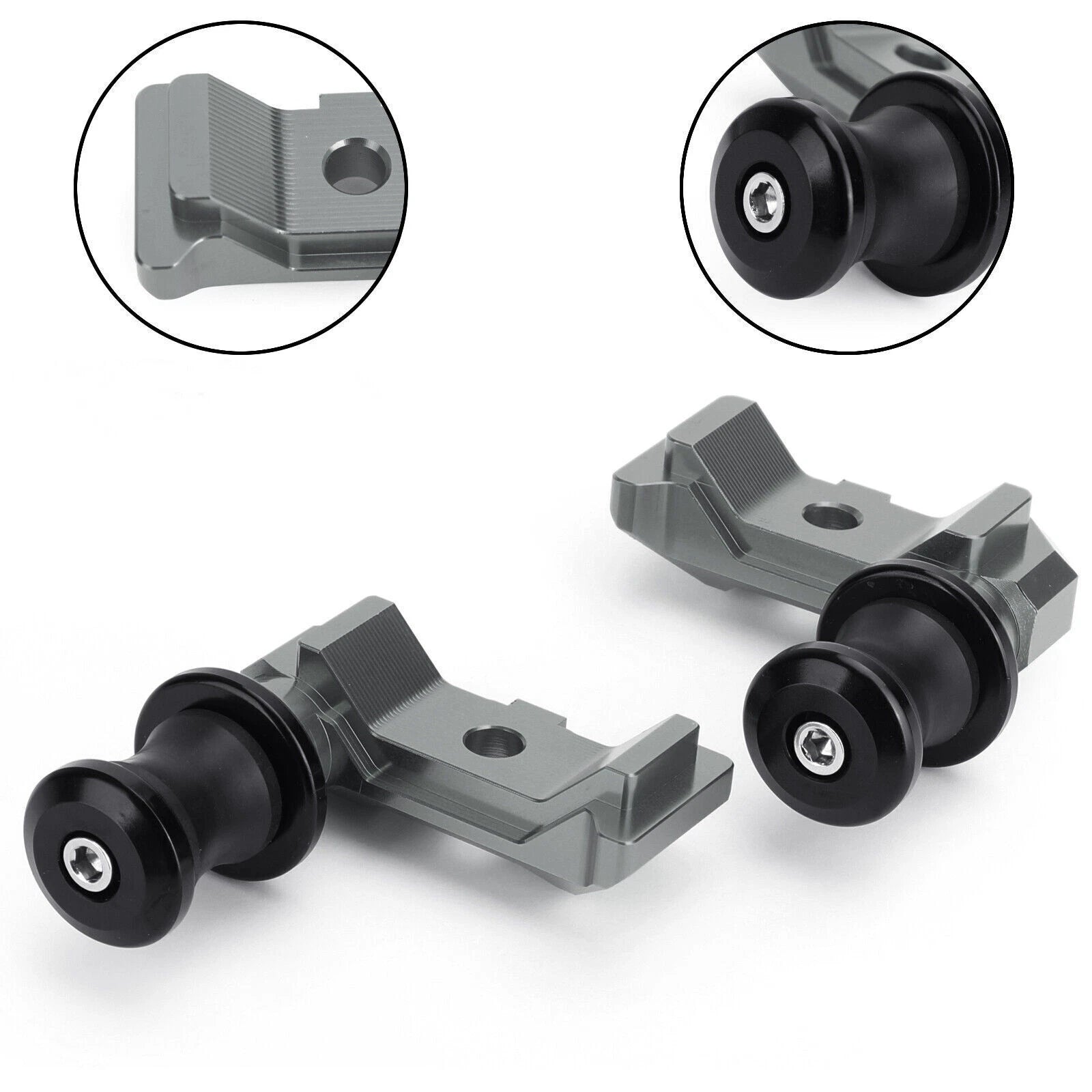 Chain Adjuster Block with Swingarm Spools Slider for Yamaha MT-07 (2014–2018)