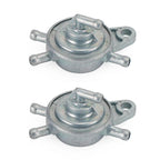 2x Fuel Tank Tap Switch 4 Port for GY6 50cc 125cc 150cc