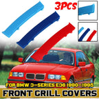 Grill Cover Strips Clip Front for BMW 3 Series E36 (1990–1995)