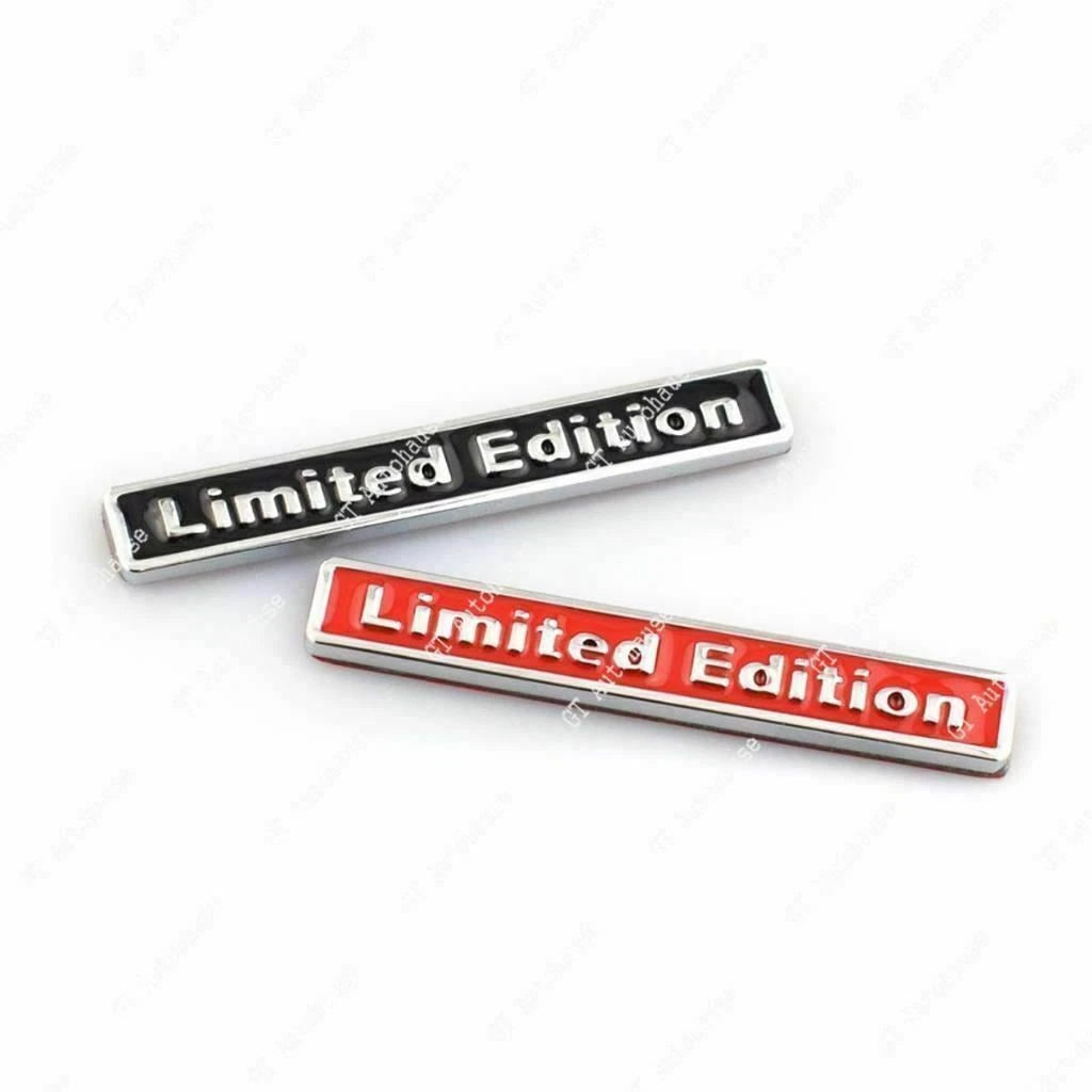 Metal Limited Edition Emblem Sticker for Car Trunk Fender Bumper (-)