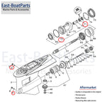 Seal Kit with O Ring 93211-10232 for Yamaha Outboard