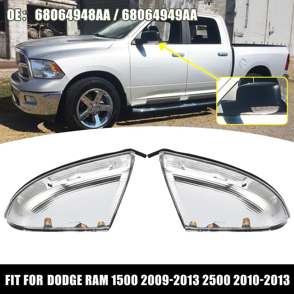 Dodge Ram 1500 2009-2013 2 x Front Mirror Turn Signal Lights