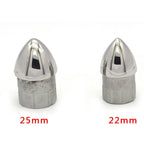 2pcs Stainless Steel Marine Pipe Valve for Boat Setup (22mm, 25mm)