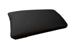 Leather Console Lid Armrest Cover for Toyota Prius (2010–2015) Orange Stitch