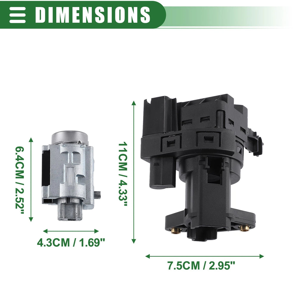 Ignition Starter Switch Lock Cylinder w/2 Keys for [Make Model] ([YYYY–YYYY])