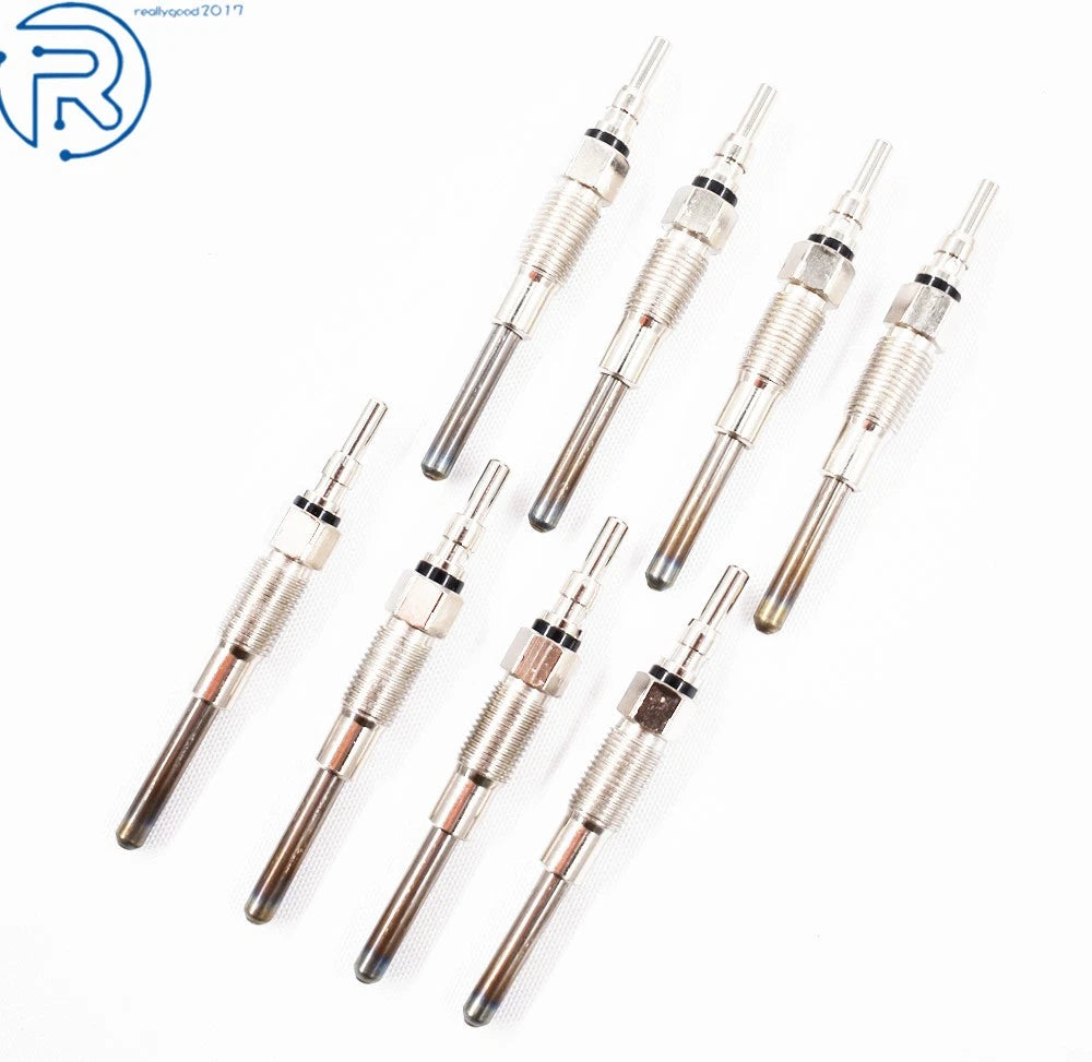 Set of 8 Glow Plugs for Ford E350 E250 (1988–1994)