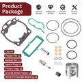 Top End Rebuild Kit STD 66.4mm Piston & Gasket for Yamaha YZ250X YZ250 (2005–2024)