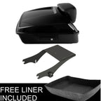 Chopped Trunk Backrest Pad & Mount Rack for Harley Road Glide (1997–2008)