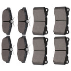 Set of Front and Rear Brake Pads for Ford Mustang GT500 (2007–2011)