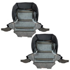 Leather Seat Cover Set for Chevy Silverado (2014–2019) - Black