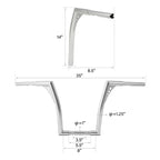 14" Fat 1 1/4" Handlebar Hanger for Harley FLST FXST Dyna