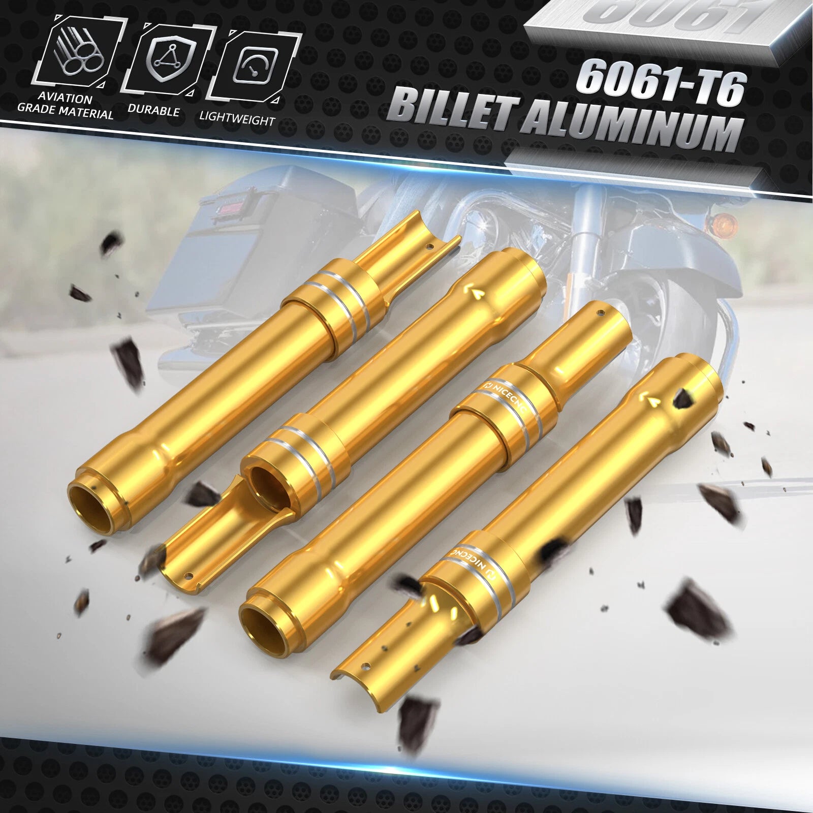 Pushrod Cover Kit for Harley Street Glide FLHX (2017–2024), Electra Glide FLHTP (2017–2018)