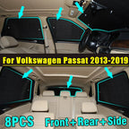 Front/Rear Window Windshield Privacy Sunshade for Volkswagen Passat (2013–2019)